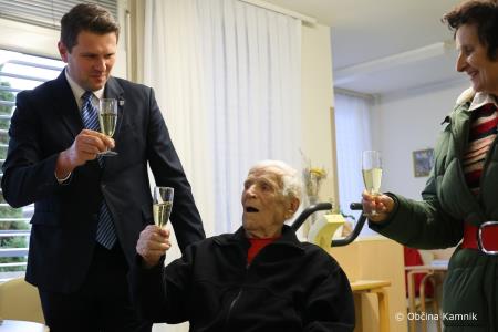 Kamničana Katarina Zore in Franci Uršič sta dopolnila častitljivih 100 let  (8)